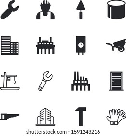 construction vector icon set 
