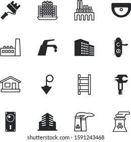 construction vector icon set 