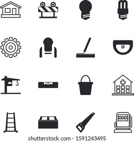 construction vector icon set 
