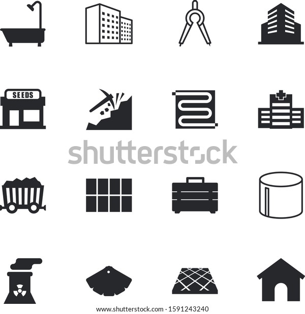 construction vector icon set
