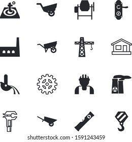 construction vector icon set such as: surface, exit, level, hand, mixer, avatar, app, transmission, vehicle, template, control, cooperation, door, private, outdoor, real, privacy, red, rule, nature