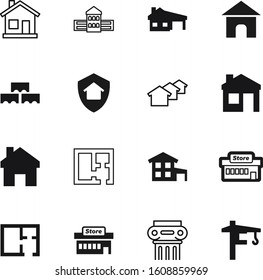 construction vector icon set such as: draw, object, ancient, safe, technology, wall, heavy, small, style, knowledge, culture, pillar, stone, urban, machine, materials, label, lines, town, clinic