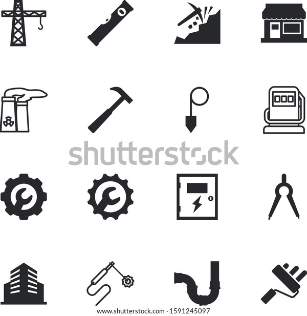 construction vector icon set such as: system,\
automotive, stainless, rollers, red, fitting, spark, petroleum,\
urban, master, pump, vertical, rice, electrician, gardening,\
shadow, accurate, hand,\
lift