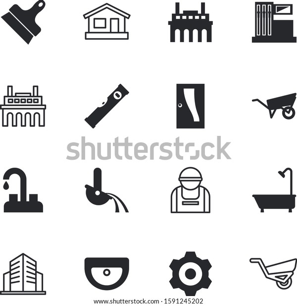 construction vector icon set such as: development,\
bath, refill, health, vertical, contractor, silhouette, car,\
motion, build, automotive, hand, applications, save, petrol,\
drawing, entrance,\
app