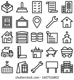 
Construction Vector Icons set every single icon can be easily modified or edited
