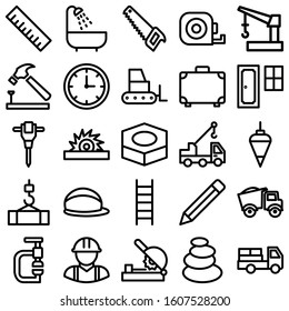 
Construction Vector Icons set every single icon can be easily modified or edited
