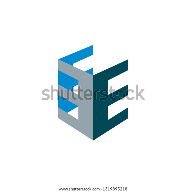 Construction Vector Logo E Letter Logo Stock Vector (Royalty Free ...