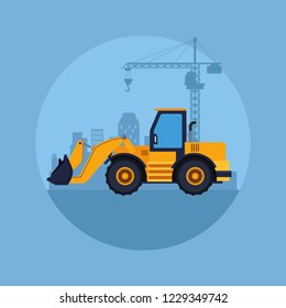 construction vehicle cartoon