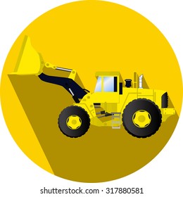 Construction vehicle illustration Loader