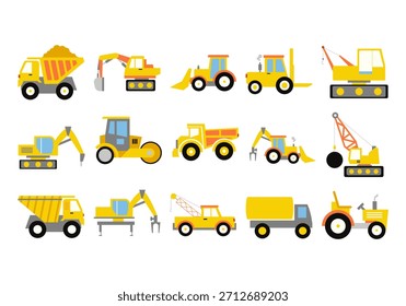 Construction Vehicle Transport Element Set