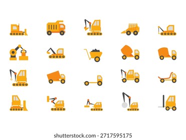 Construction Vehicle Transport Element Set