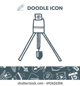 construction vertical tool doodle