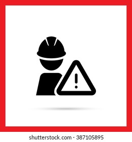 Construction warning sign