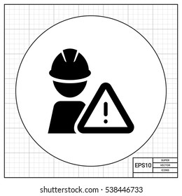 Construction warning sign