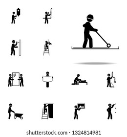 construction, waterproof worker icon. Construction People icons universal set for web and mobile