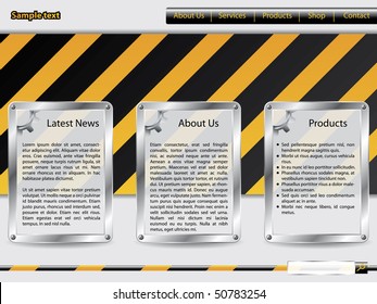 Construction website template