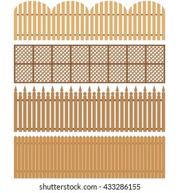 The construction, which serves for the protection and designation of borders and territory. The illustration on a white background.