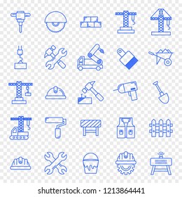 Construction Work Icon set. 25 Icons