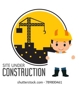 Construction Work Illustration