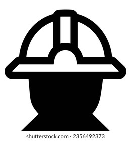 Construction worke vector simple icon