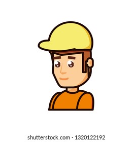 construction worker avatar character