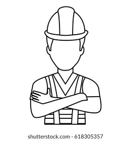 construction worker avatar character