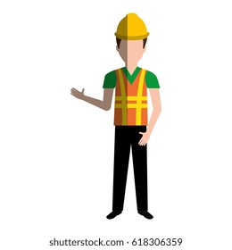 construction worker avatar character