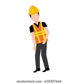 construction worker avatar character