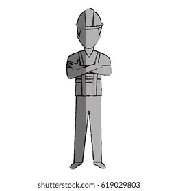 construction worker avatar character