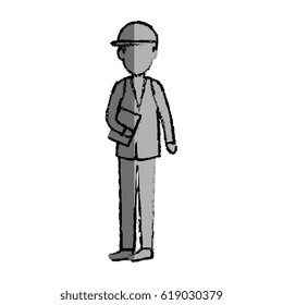 construction worker avatar character