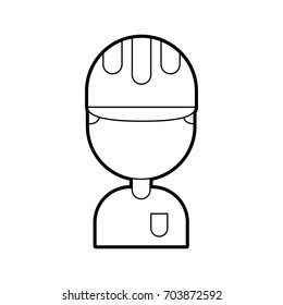 construction worker avatar character