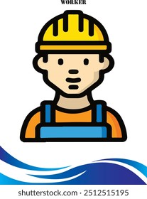 construction worker. Business Team - line vector icon set. Pixel perfect. Editable stroke. The set includes a Organized Group, Group Of People, Team, 