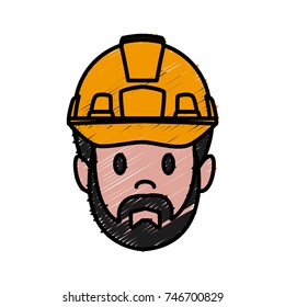 Construction worker cartoon