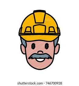 Construction worker cartoon