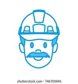 Construction worker cartoon