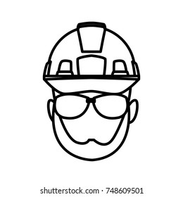 Construction worker cartoon