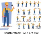 Construction Worker character vector design