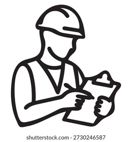 Konstruktionsarbeiter-Checkliste Gliederungssymbol