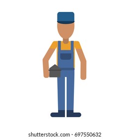 construction worker contractor avatar icon image