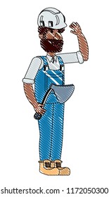 construction worker design
