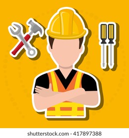 construction worker design 