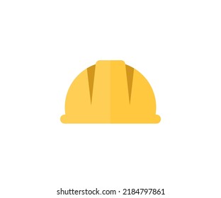 Construction Worker Hat, helmet to wear at work logo design. Concept of construction vector design and illustration.