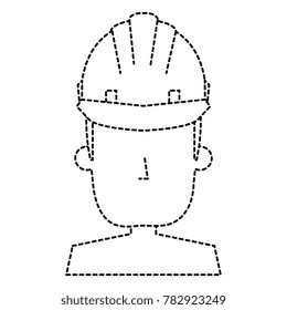 construction worker with helmet