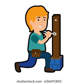 construction worker icon 
