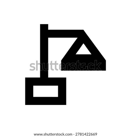 Construction Worker Icon, Builder Tools Icon, Construction Helmet Icon, Crane Hook 