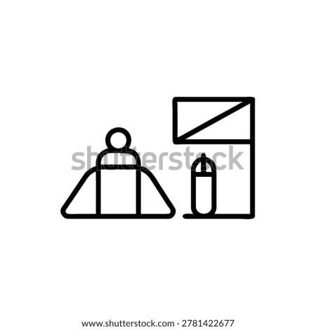 Construction Worker Icon, Builder Tools Icon, Construction Helmet Icon, Crane Hook 