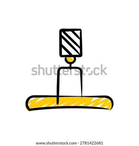 Construction Worker Icon, Builder Tools Icon, Construction Helmet Icon, Crane Hook 