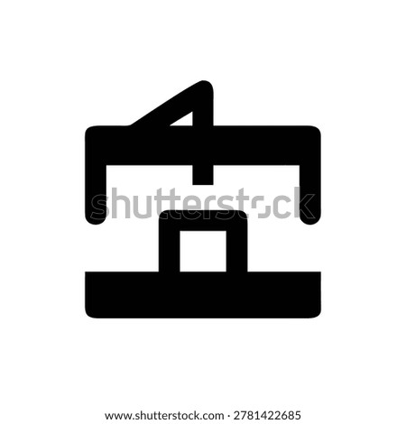 Construction Worker Icon, Builder Tools Icon, Construction Helmet Icon, Crane Hook 