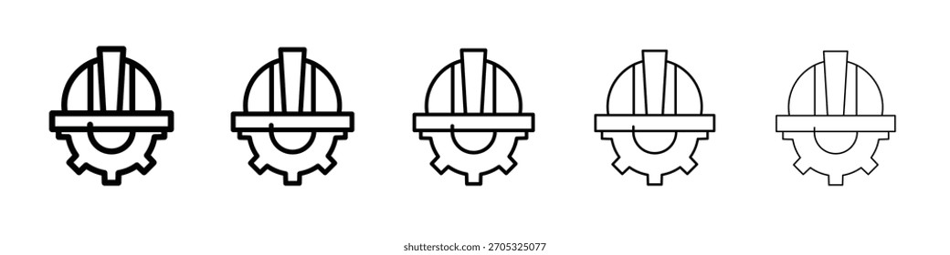 Construction worker icon design, logo, app, UI. Vector illustration, EPS