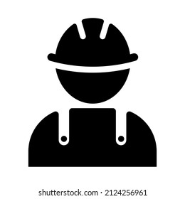Bauarbeitersymbol. Symbol für Ihr Website-Design, Logo, App, UI. Vektorgrafik, EPS10